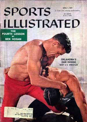 1957 Sports Illustrated cover with Dan Hodge of OK 
